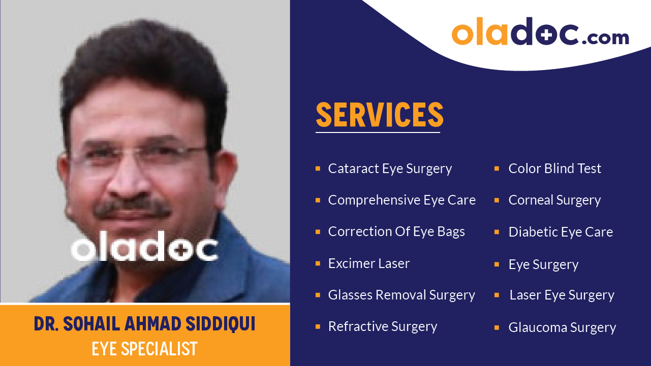 Services provided by Dr.Sohail Ahmad Siddiqui